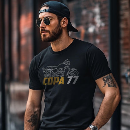 OSSA 250T Copa 77 1977 - 1978 Inspired T-Shirt - Motorcycle Tee Shirt for Riders