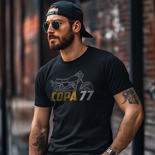 OSSA 250T Copa 77 1977 - 1978 Inspired T-Shirt - Motorcycle Tee Shirt for Riders
