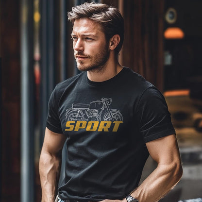 OSSA 230 Sport & Sport USA Inspired T-Shirt - Motorcycle Tee Shirt for Riders