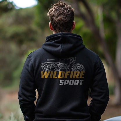 OSSA 230 Sport Wildfire Inspired Hoodie - Motorcycle Sweatshirt for Riders