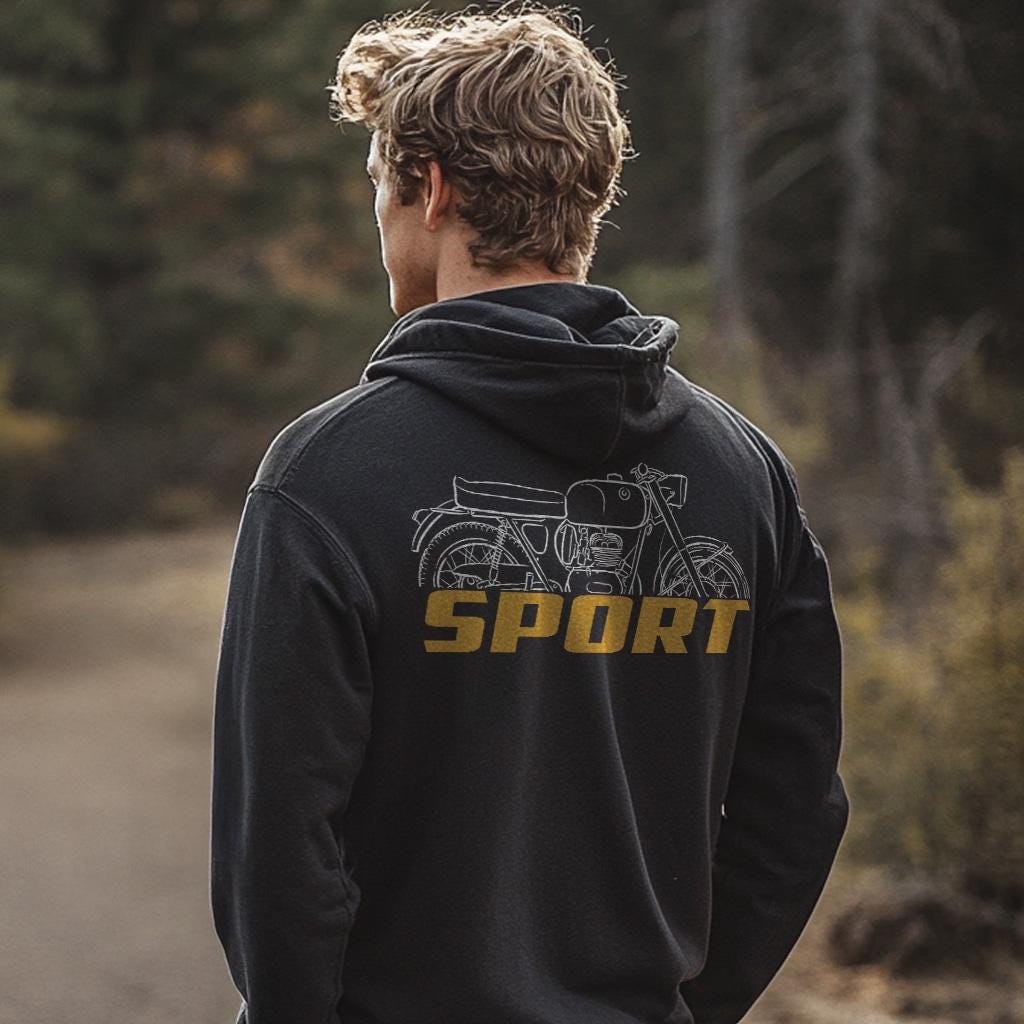 OSSA 230 Sport & Sport USA 1967 - 1969 Inspired Hoodie - Motorcycle Sweatshirt for Riders