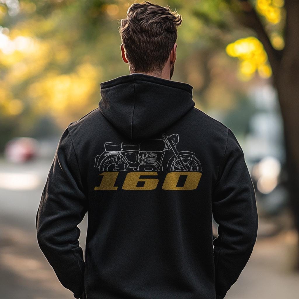 OSSA 160 & 160 GT Inspired Hoodie - Motorcycle Sweatshirt for Riders