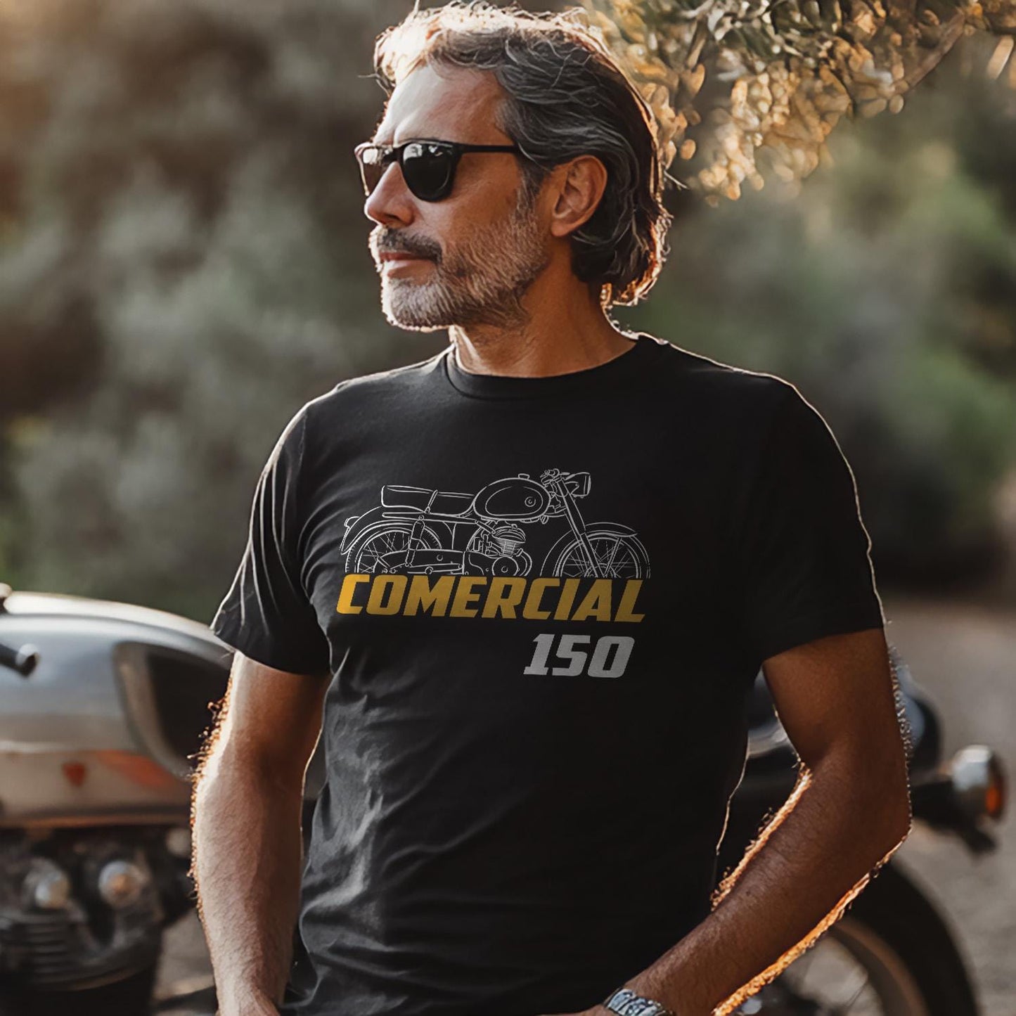 OSSA 150 Comercial 1958 - 1963 Inspired T-Shirt - Motorcycle Tee Shirt for Riders