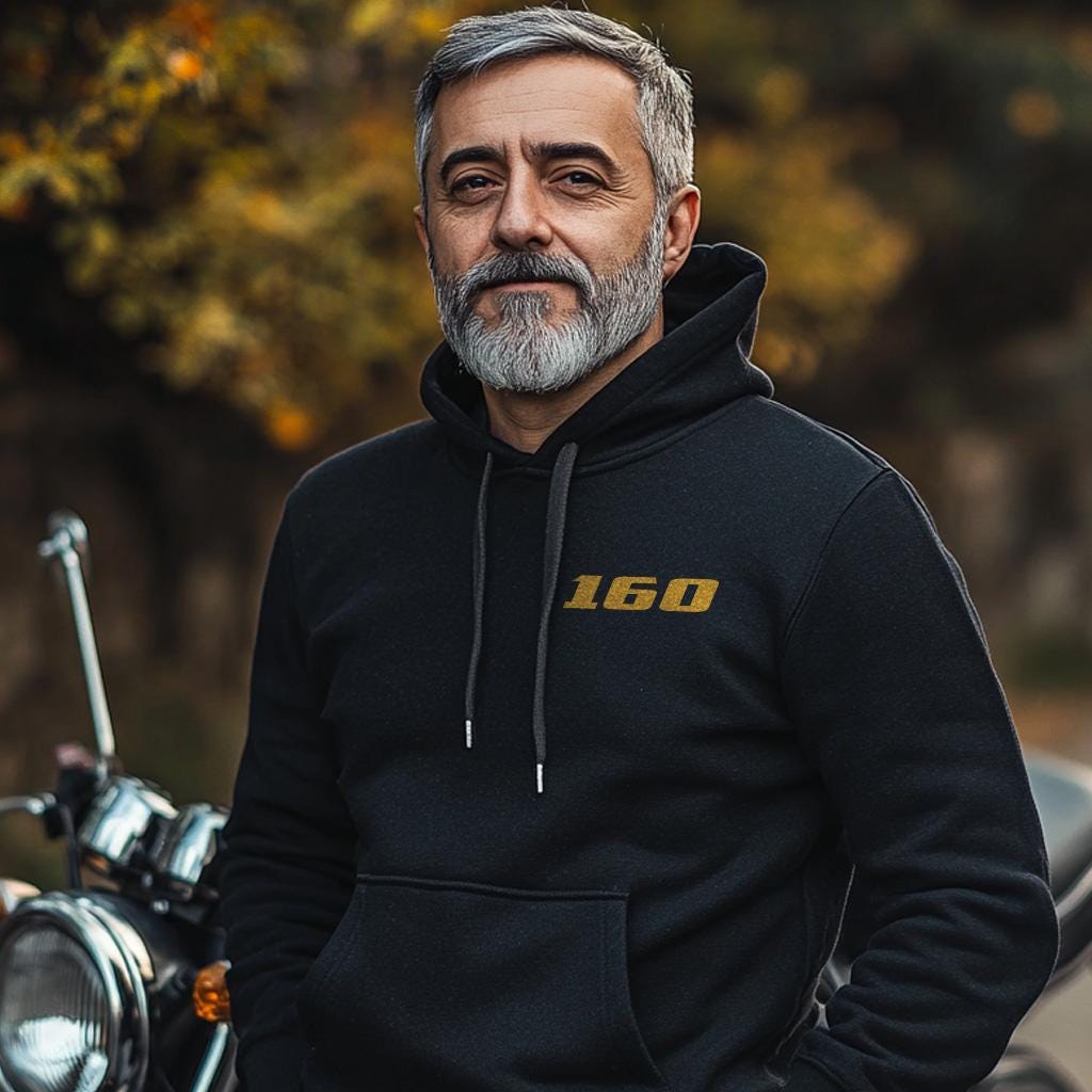 OSSA 160 & 160 GT Inspired Hoodie - Motorcycle Sweatshirt for Riders
