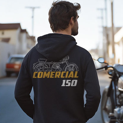 OSSA 150 Comercial 1958 - 1963 Inspired Hoodie - Motorcycle Sweatshirt for Riders