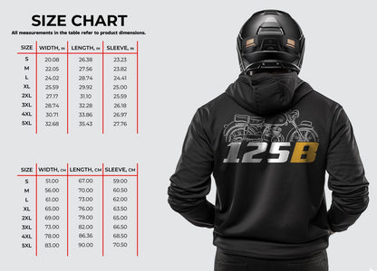 OSSA 125 B | C & C2 Inspired Hoodie - Motorcycle Sweatshirt for Riders