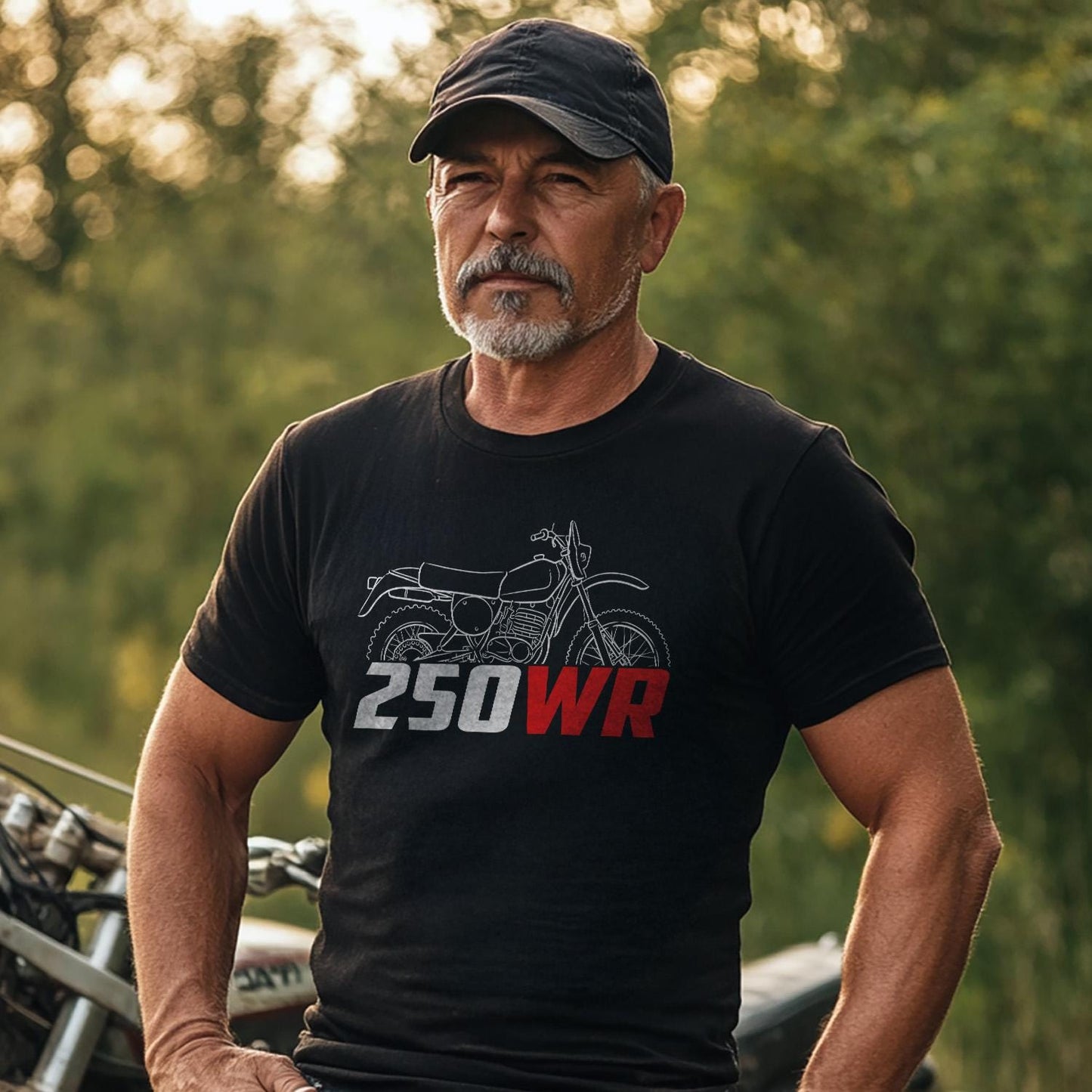 Maico 250 WR 1977 Inspired T-Shirt - Motorcycle Tee Shirt for Riders