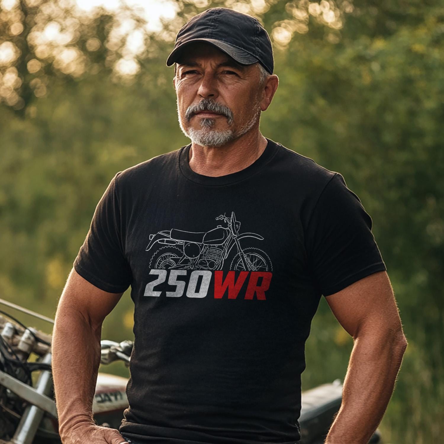 Maico 250 WR 1977 Inspired T-Shirt - Motorcycle Tee Shirt for Riders
