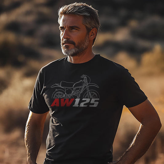 Maico AW125 1977 Inspired T-Shirt - Motorcycle Tee Shirt for Riders