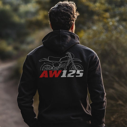 Maico AW125 1977 Inspired Hoodie - Motorcycle Sweatshirt for Riders