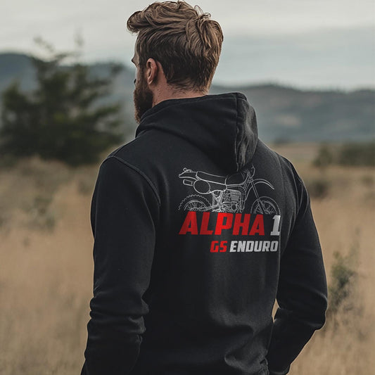 Maico Alpha 1 250 GS Enduro 1982 Inspired Hoodie - Motorcycle Sweatshirt for Riders