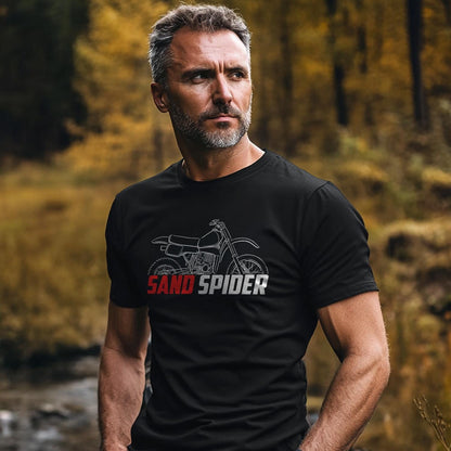 Maico 490 Sand Spider 1983 Inspired T-Shirt - Motorcycle Tee Shirt for Riders