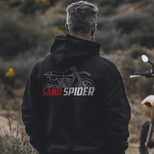 Maico 490 Sand Spider 1983 Inspired Hoodie - Motorcycle Sweatshirt for Riders