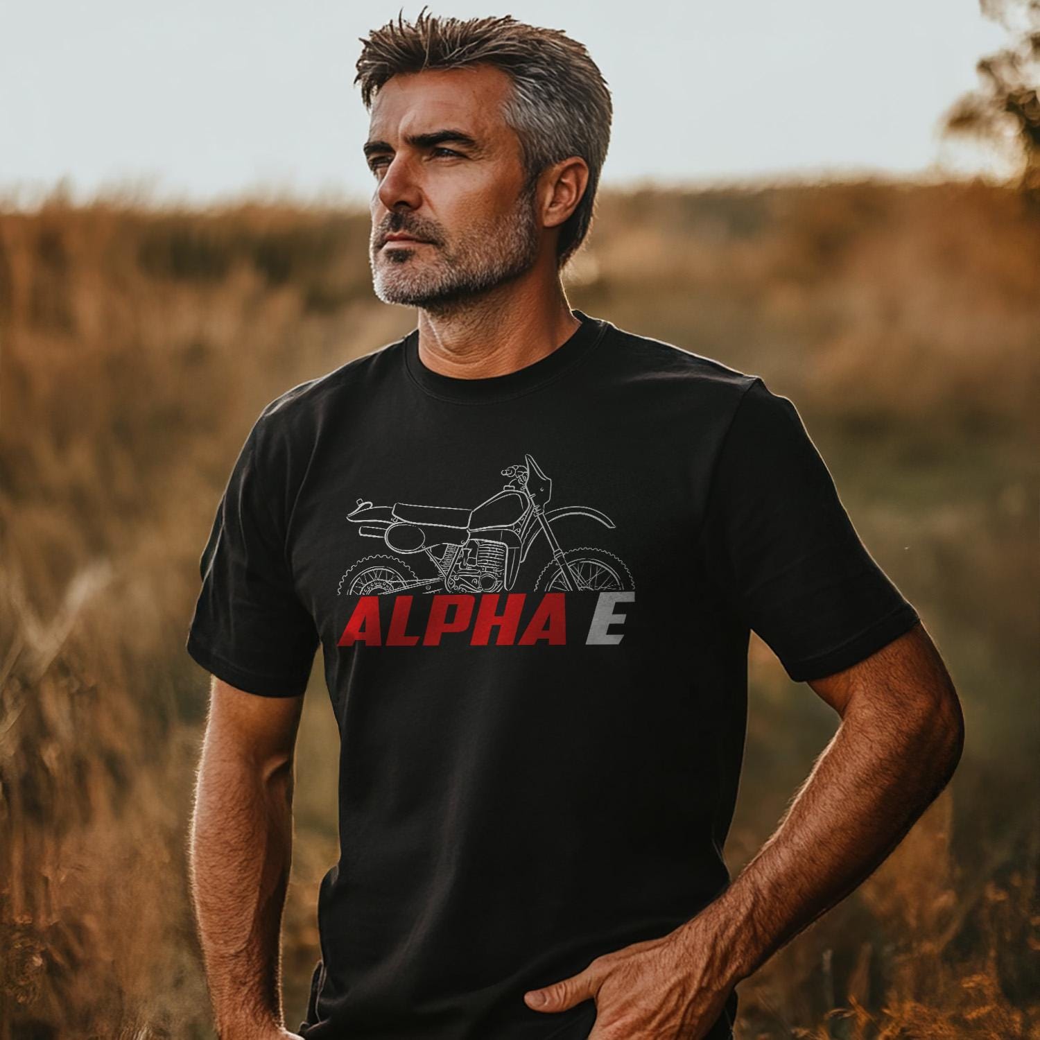 Maico 490 Alpha E 1982 Inspired T-Shirt - Motorcycle Tee Shirt for Riders