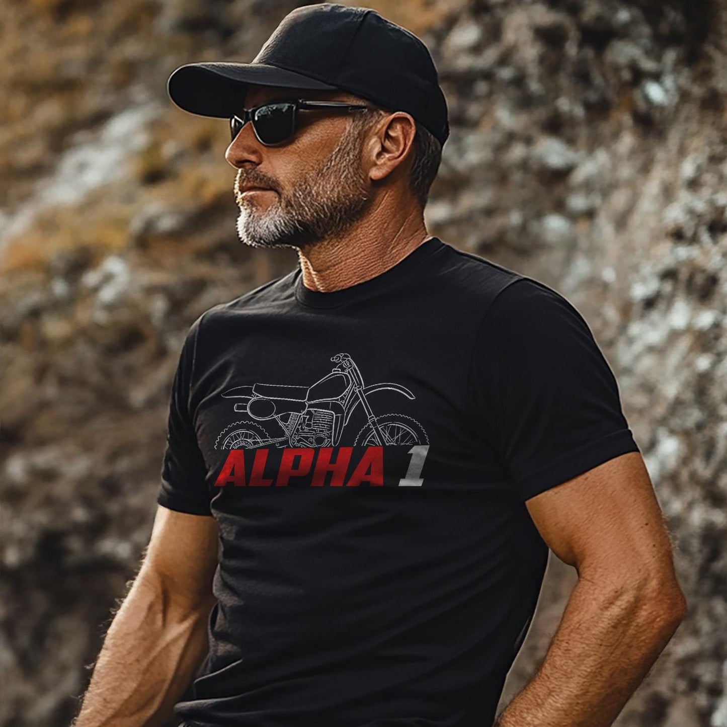 Maico 490 Alpha 1 1982 Inspired T-Shirt - Motorcycle Tee Shirt for Riders