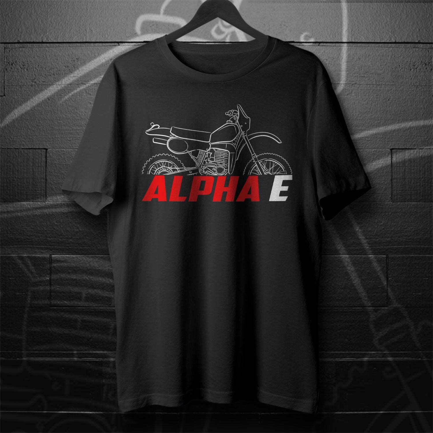 Maico 490 Alpha E 1982 Inspired T-Shirt - Motorcycle Tee Shirt for Riders