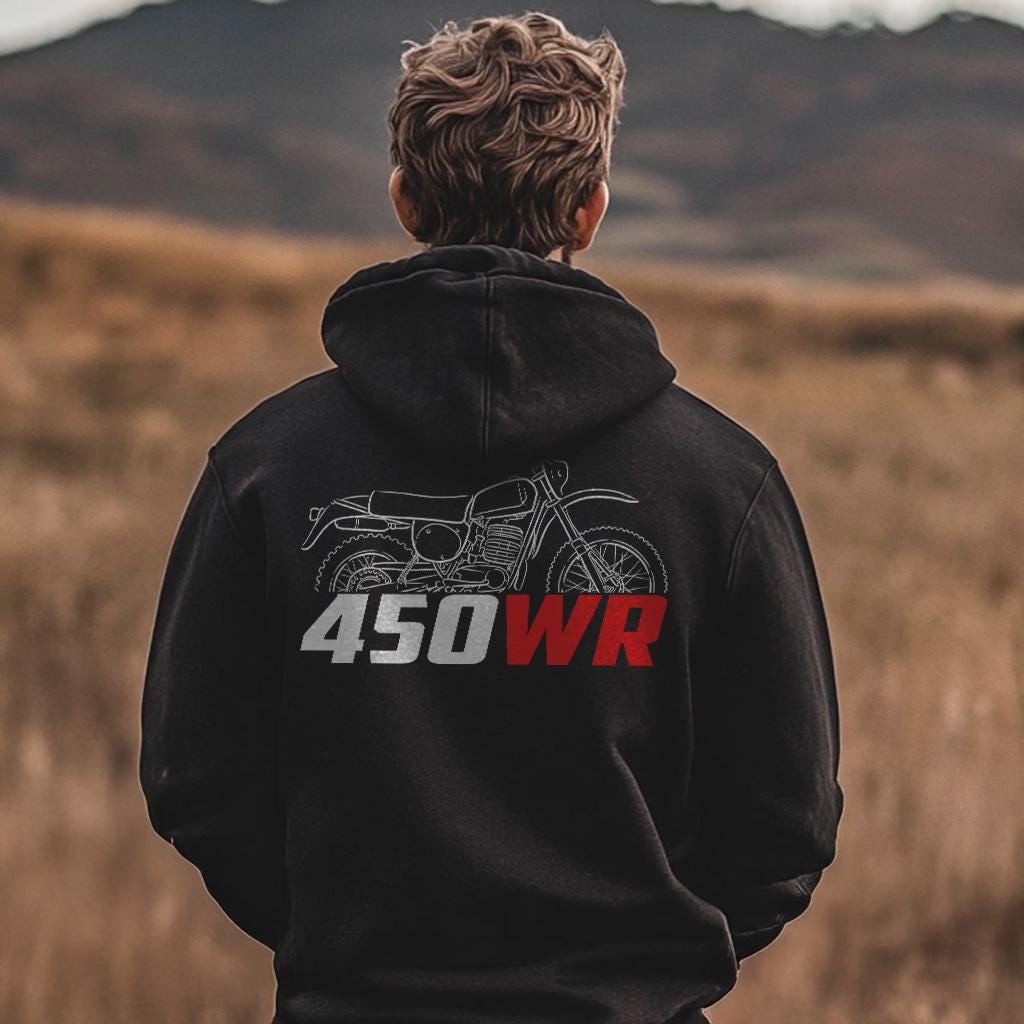 Maico 450 WR 1977 Inspired Hoodie - Motorcycle Sweatshirt for Riders