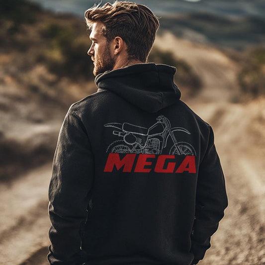 Maico 440 Mega 1980 Inspired Hoodie - Motorcycle Sweatshirt for Riders