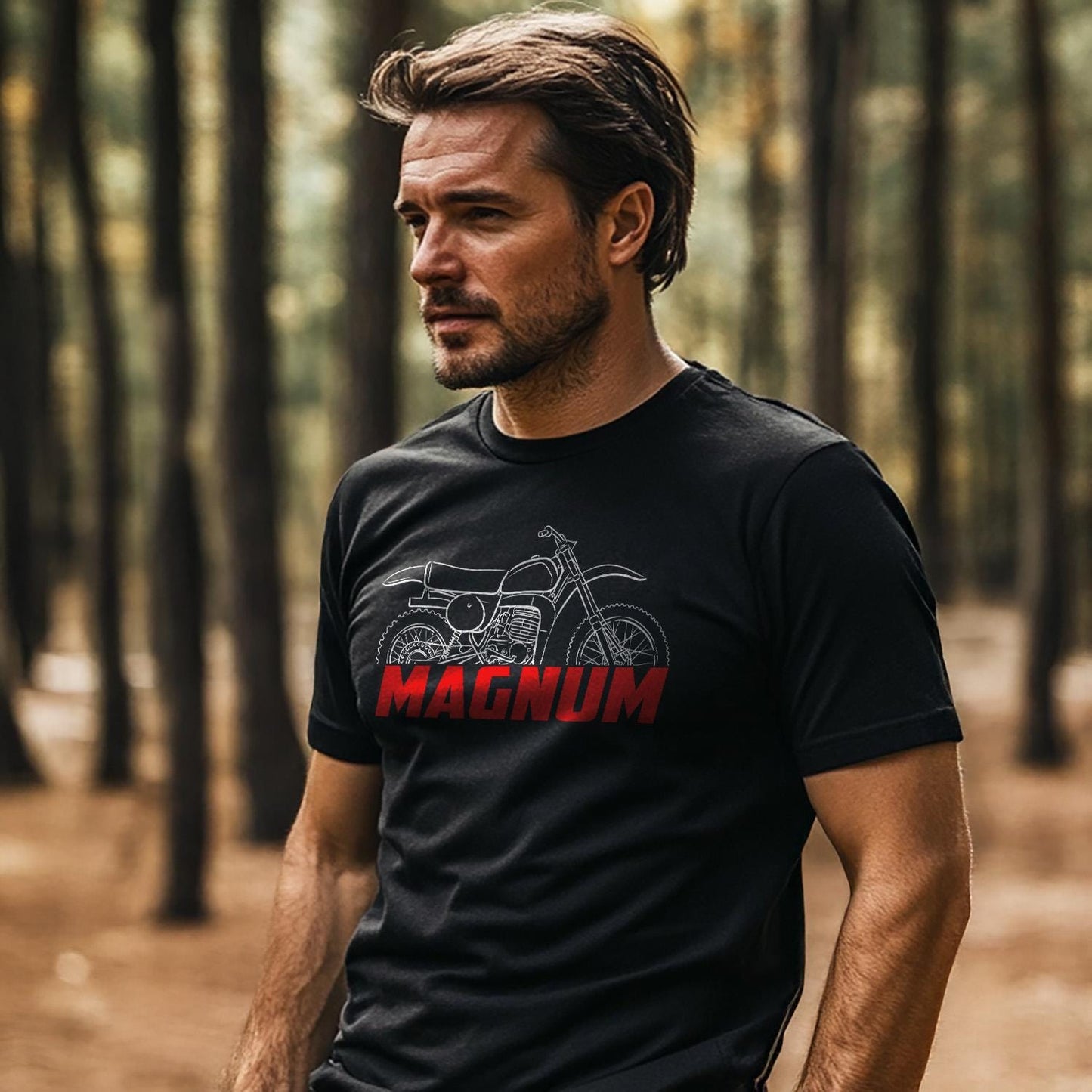 Maico 440 Magnum 1978 Inspired T-Shirt - Motorcycle Tee Shirt for Riders