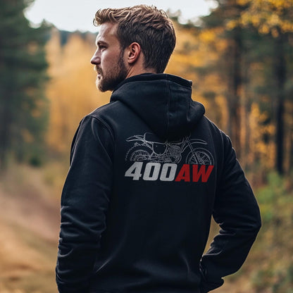 Maico 400 AW 1976 - 1977 Inspired Hoodie - Motorcycle Sweatshirt for Riders