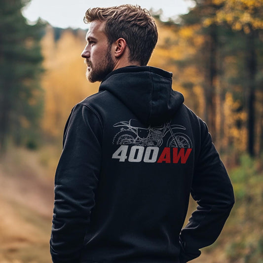 Maico 400 AW 1976 - 1977 Inspired Hoodie - Motorcycle Sweatshirt for Riders