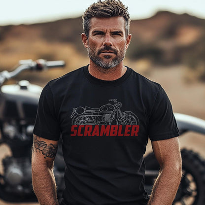 Maico 360 Scrambler 1967 Inspired T-Shirt - Motorcycle Tee Shirt for Riders