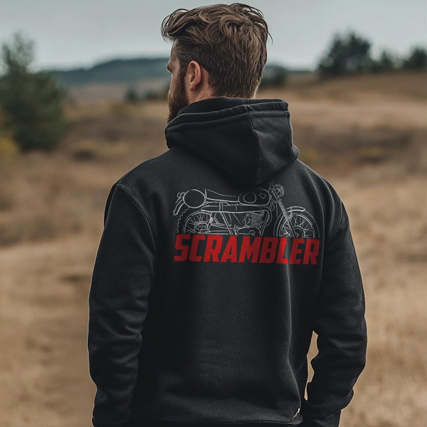 Maico 360 Scrambler 1967 Inspired Hoodie - Motorcycle Sweatshirt for Riders