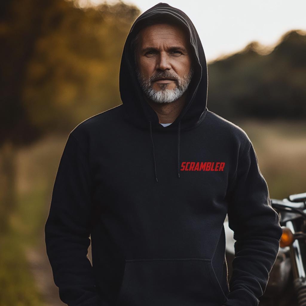 Maico 360 Scrambler 1967 Inspired Hoodie - Motorcycle Sweatshirt for Riders