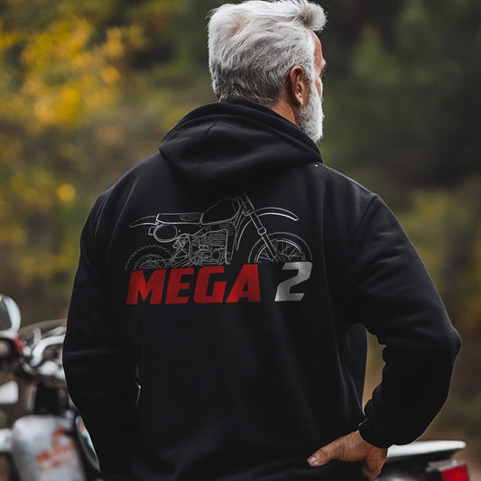 Maico 250 Mega 2 1981 Inspired Hoodie - Motorcycle Sweatshirt for Riders