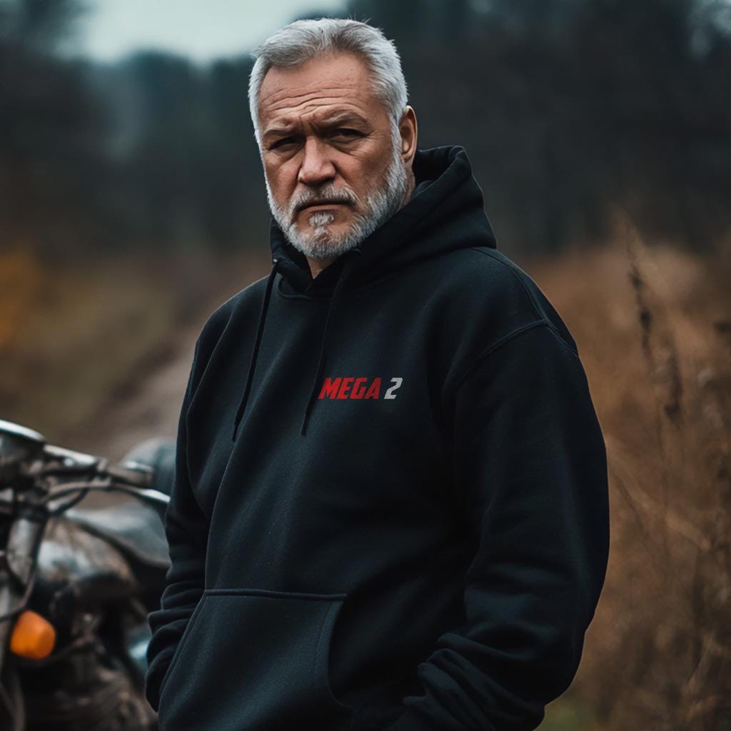 Maico 250 Mega 2 1981 Inspired Hoodie - Motorcycle Sweatshirt for Riders