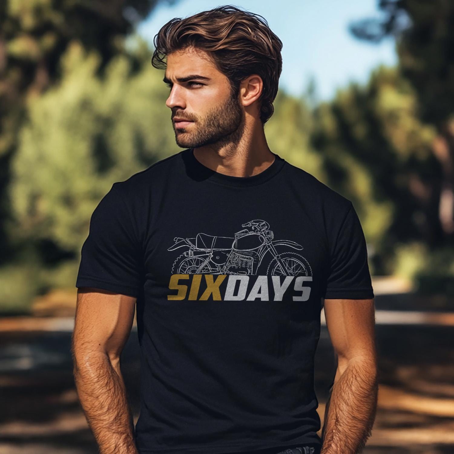 OSSA 250 VI Day 1978 Inspired T-Shirt - Motorcycle Tee Shirt for Riders