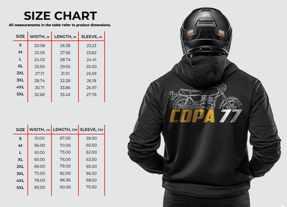 OSSA 250T Copa 77 1977 - 1978 Inspired Hoodie - Motorcycle Sweatshirt for Riders