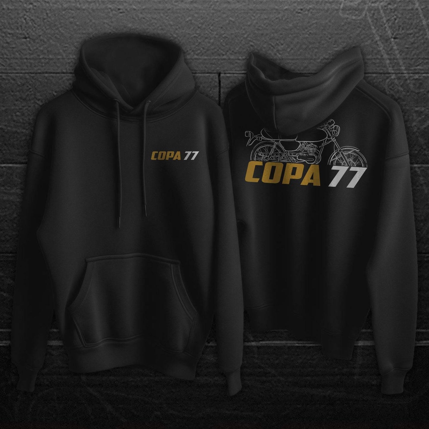 OSSA 250T Copa 77 1977 - 1978 Inspired Hoodie - Motorcycle Sweatshirt for Riders