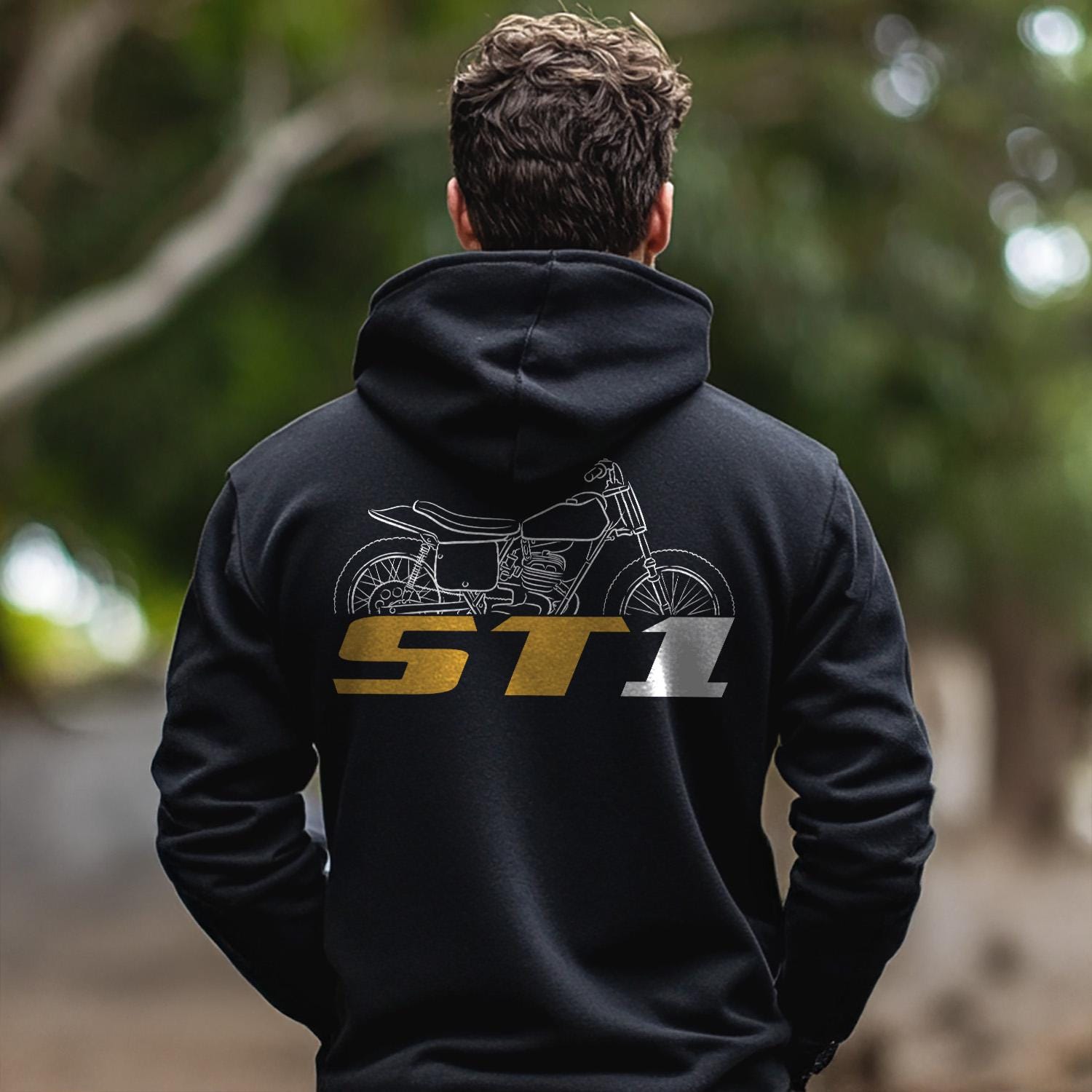 OSSA 250 ST1 1977 Inspired Hoodie - Motorcycle Sweatshirt for Riders