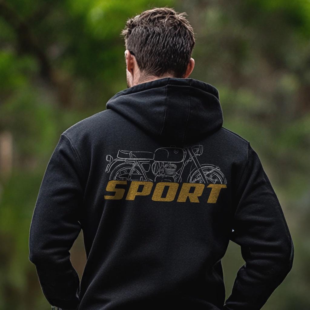 OSSA 250 Sport 1969 - 1971 Inspired Hoodie - Motorcycle Sweatshirt for Riders