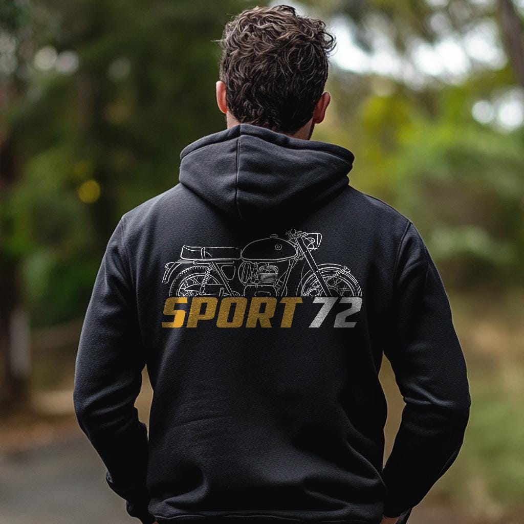OSSA 250 Sport 72 1972 - 1973 Inspired Hoodie - Motorcycle Sweatshirt for Riders