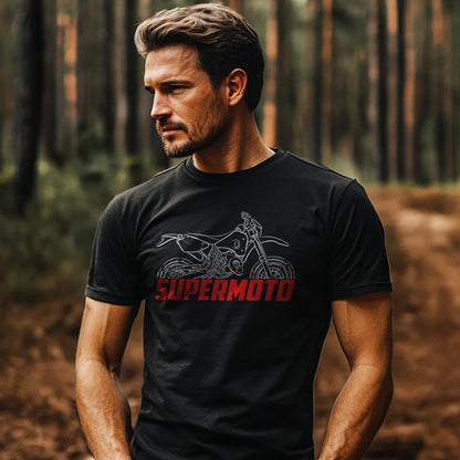 Maico Supermoto Inspired T-Shirt - Motorcycle Tee Shirt for Riders