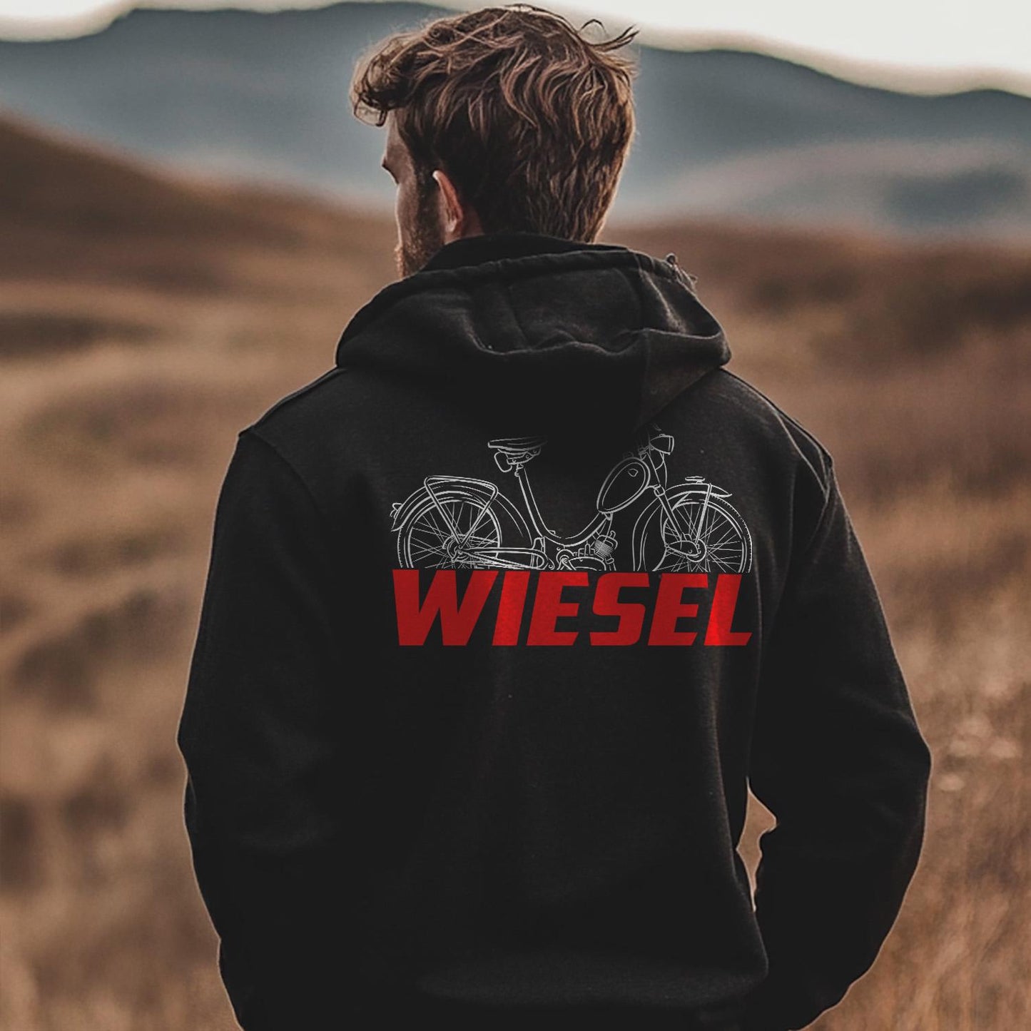 Maico Wiesel 1953 - 1958 Inspired Hoodie - Motorcycle Sweatshirt for Riders