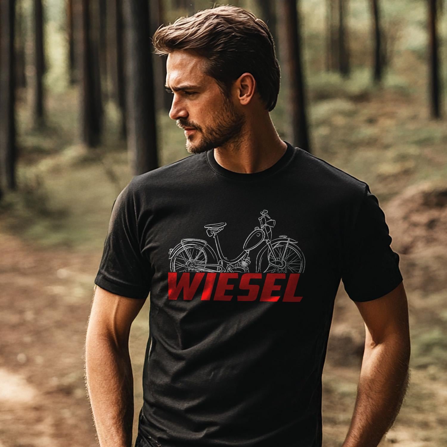 Maico Wiesel 1953 - 1958 Inspired T-Shirt - Motorcycle Tee Shirt for Riders