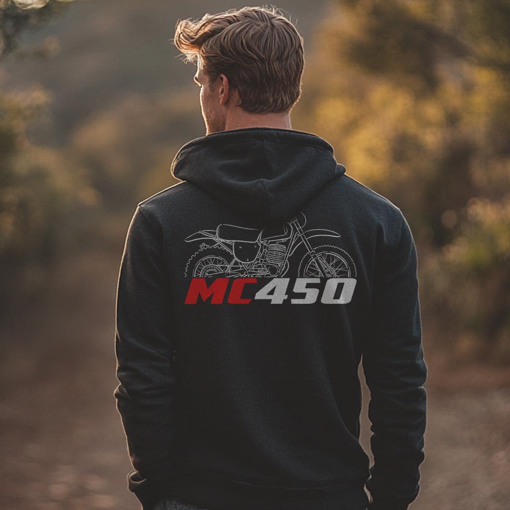 Maico MC 450 1976 Inspired Hoodie - Motorcycle Sweatshirt for Riders