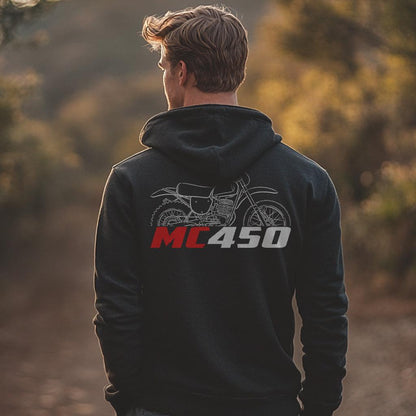 Maico MC 450 1976 Inspired Hoodie - Motorcycle Sweatshirt for Riders