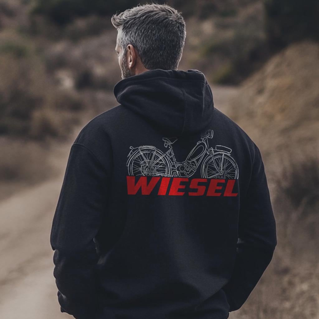Maico MP F60 Wiesel 1938 - 1939 Inspired Hoodie - Motorcycle Sweatshirt for Riders