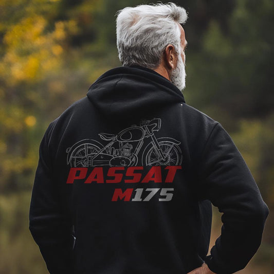 Maico M175 Passat Inspired Hoodie - Motorcycle Sweatshirt for Riders