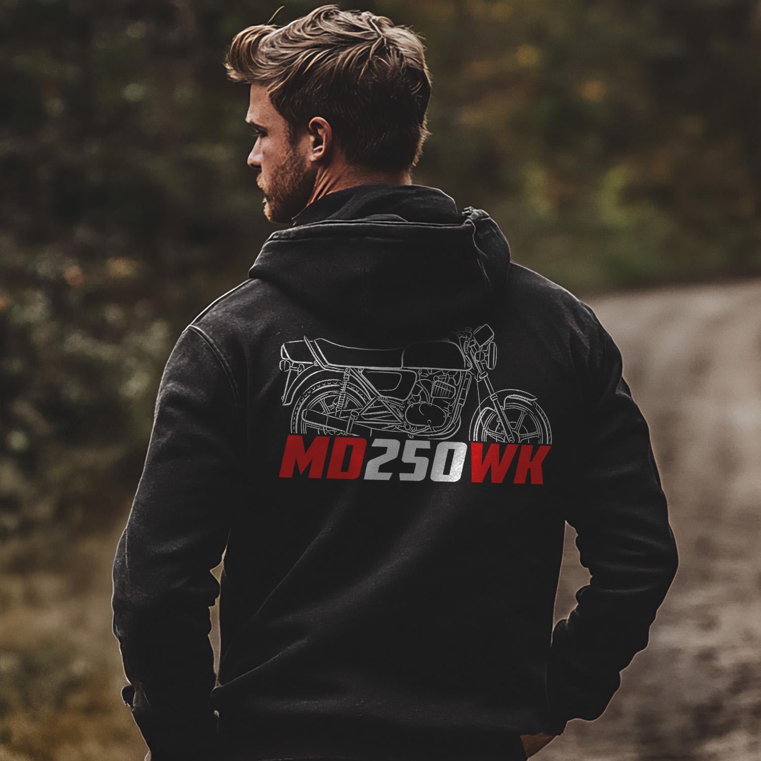 Maico MD 250 WK 1979 - 1983 Inspired Hoodie - Motorcycle Sweatshirt for Riders