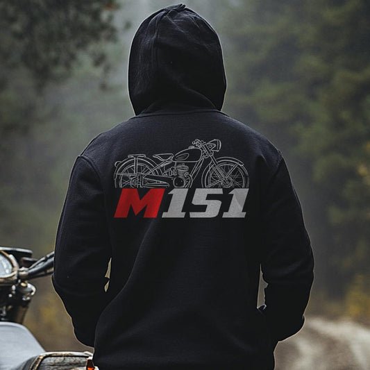 Maico M151 1950 - 1952 Inspired Hoodie - Motorcycle Sweatshirt for Riders