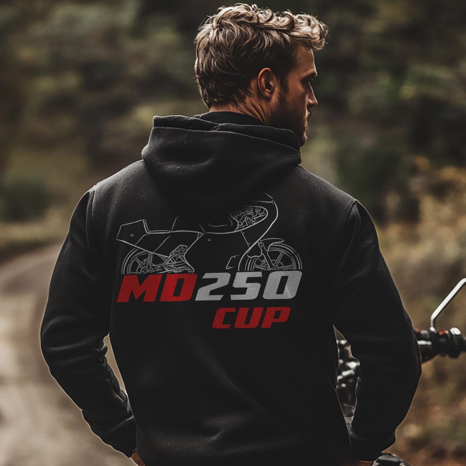Maico MD 250 Cup 1981 - 1982 Inspired Hoodie - Motorcycle Sweatshirt for Riders