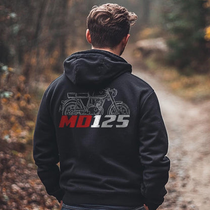 Maico MD 125 Inspired Hoodie - Motorcycle Sweatshirt for Riders