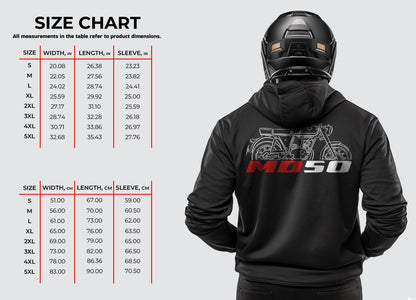 Maico MD 50 1971 - 1976 Inspired Hoodie - Motorcycle Sweatshirt for Riders