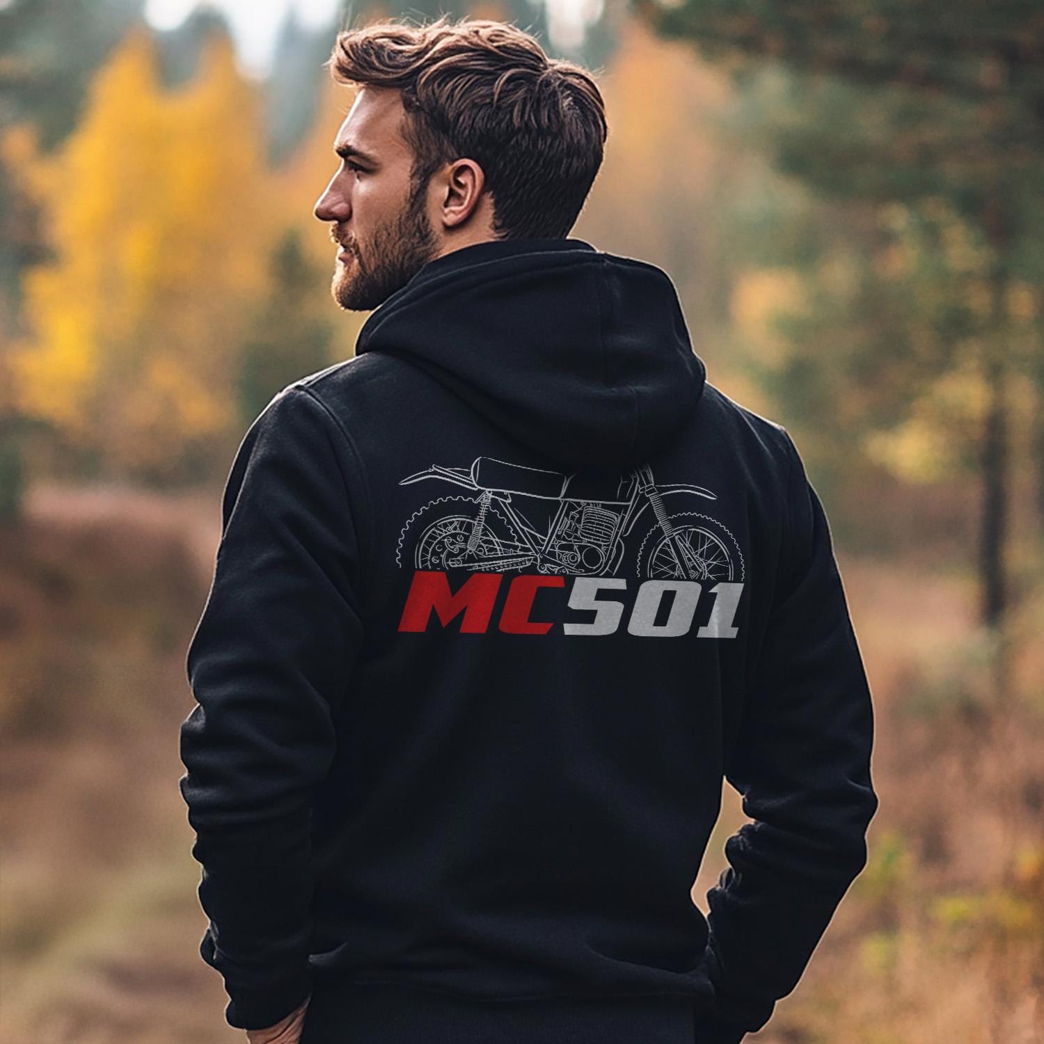 Maico MC 501 1971 Inspired Hoodie - Motorcycle Sweatshirt for Riders