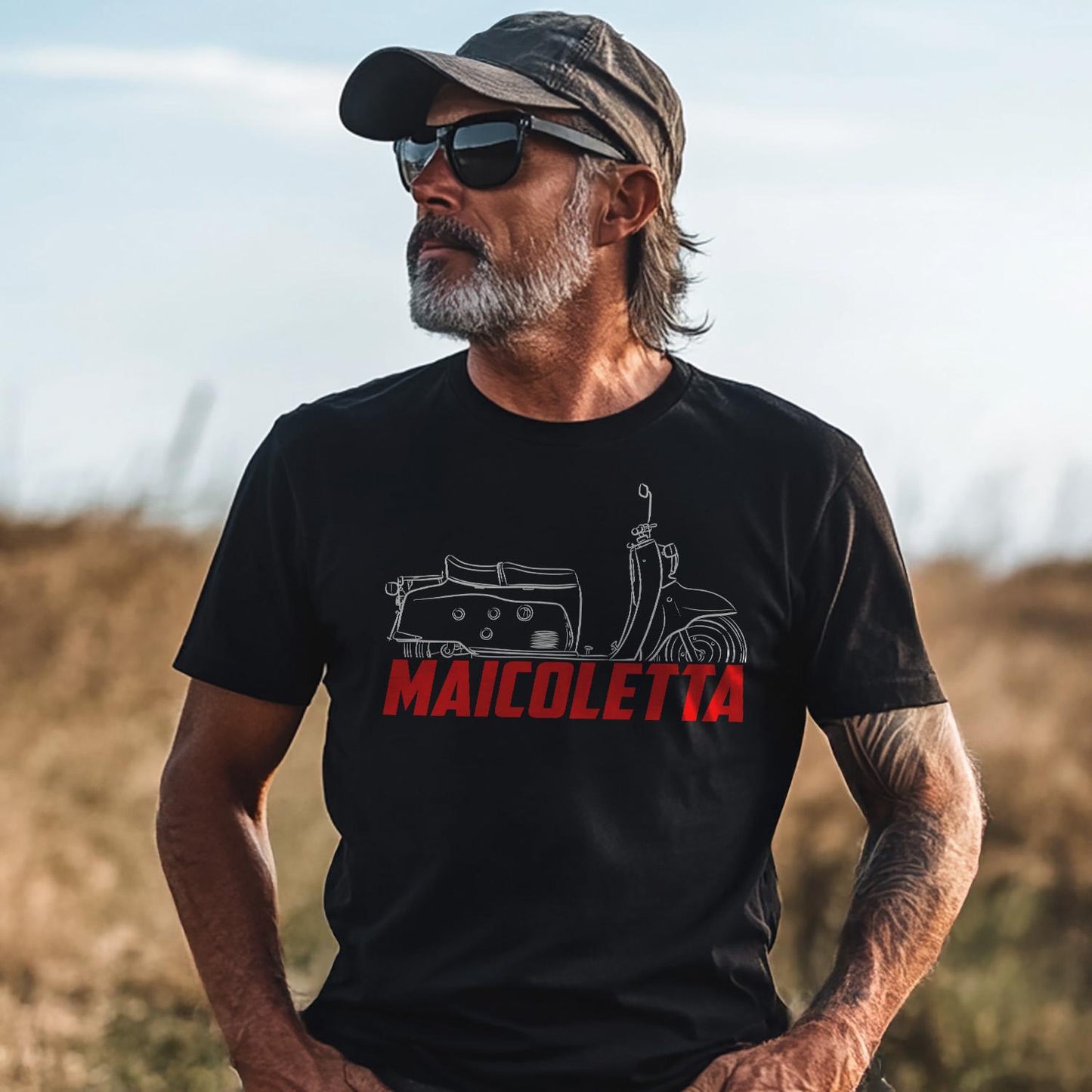 Maico Maicoletta 1954 - 1966 Inspired T-Shirt - Motorcycle Tee Shirt for Riders